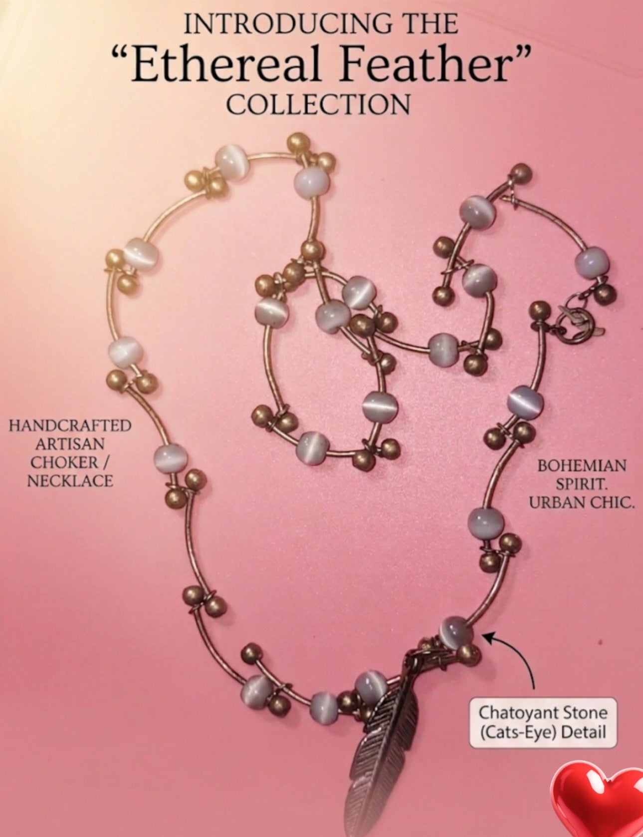 The Ethereal Feather Choker